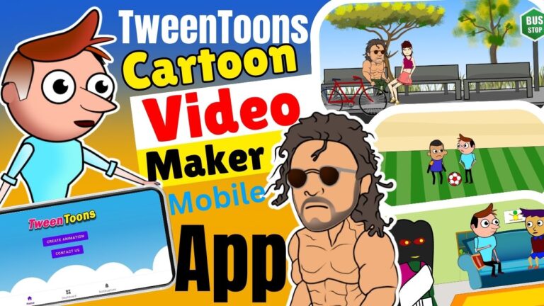 Create cartoon animation videos on mobile